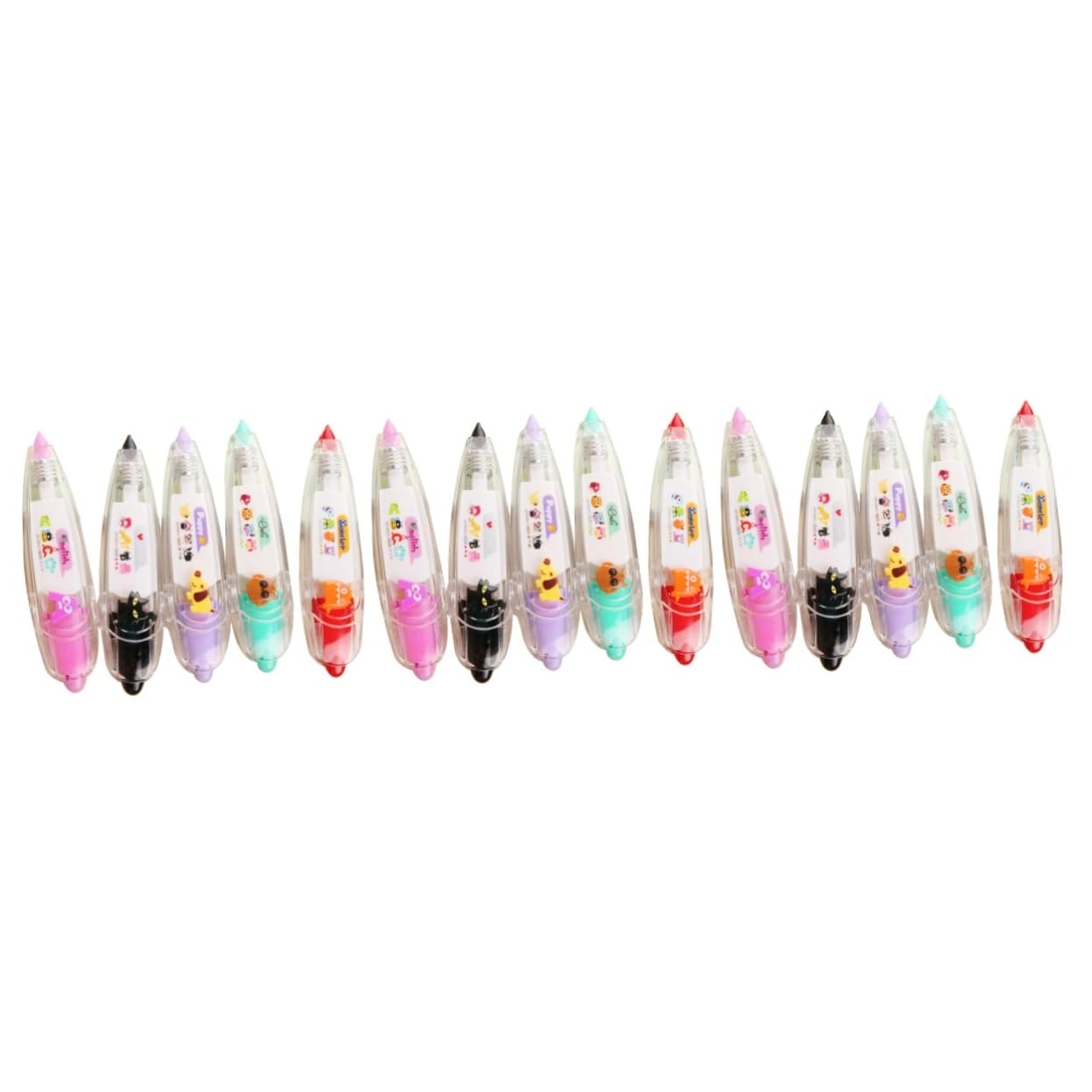 SHINEOFI 15pezzi Nastro Decorativo Con Design Carino Per Scrapbooking e Diari Facile Da Usare e Pratico Per Ufficio e Scuola Stile Misti