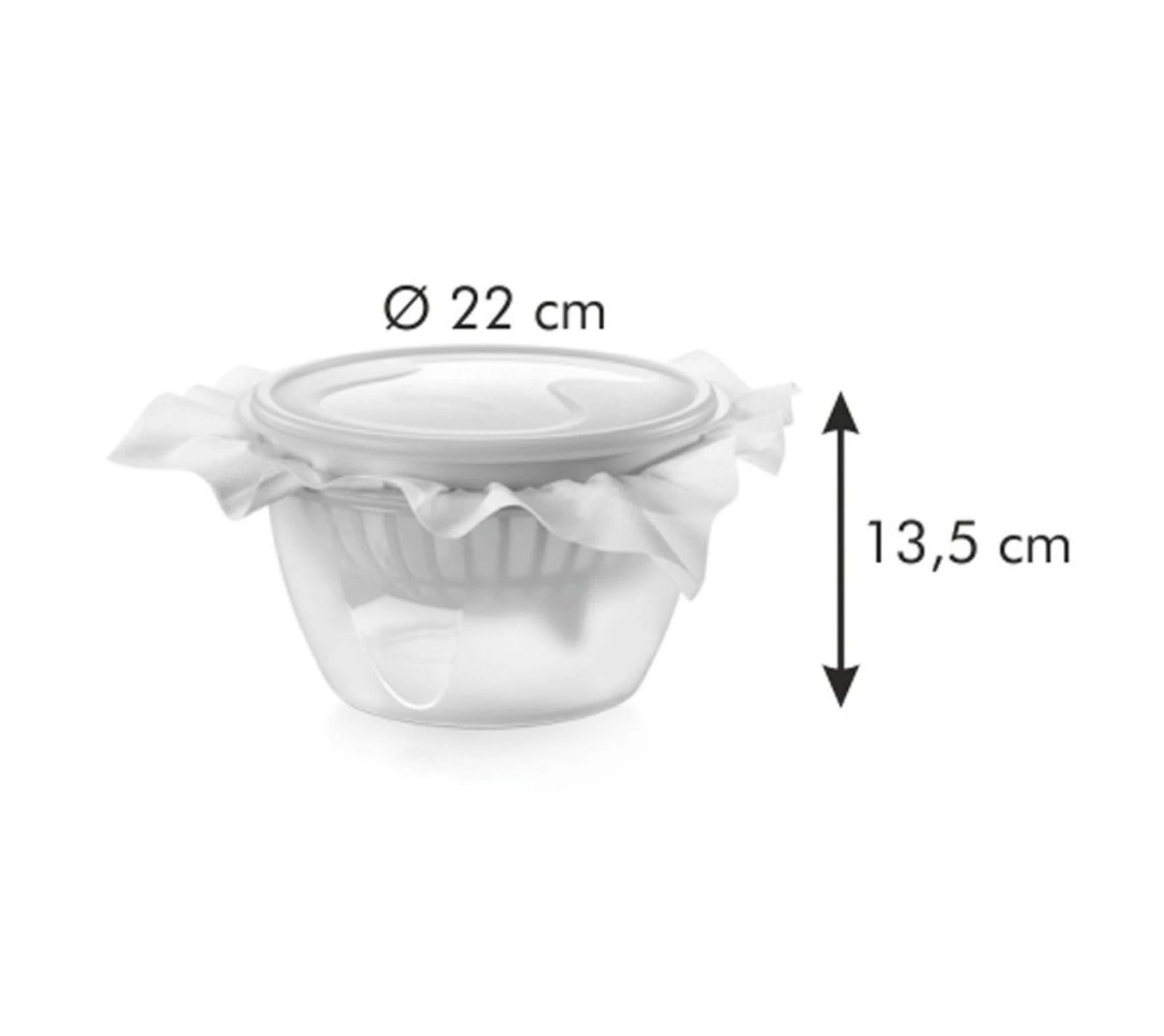 Tescoma 643120 Set per preparare formaggi cremosi