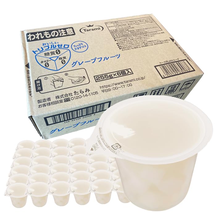 Amazon.co.jp: たらみ ゼリー トリプルゼロ 255g ゼロカロリー 脂質