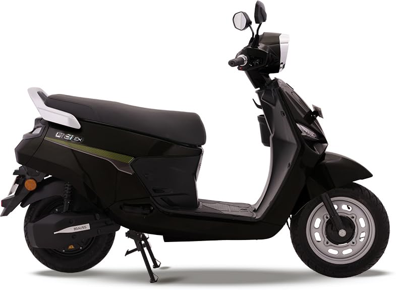 Image of BG C12i Ex Electric Scooter with Charger, Brooklyn Black (Advance Booking for Ex-Showroom)