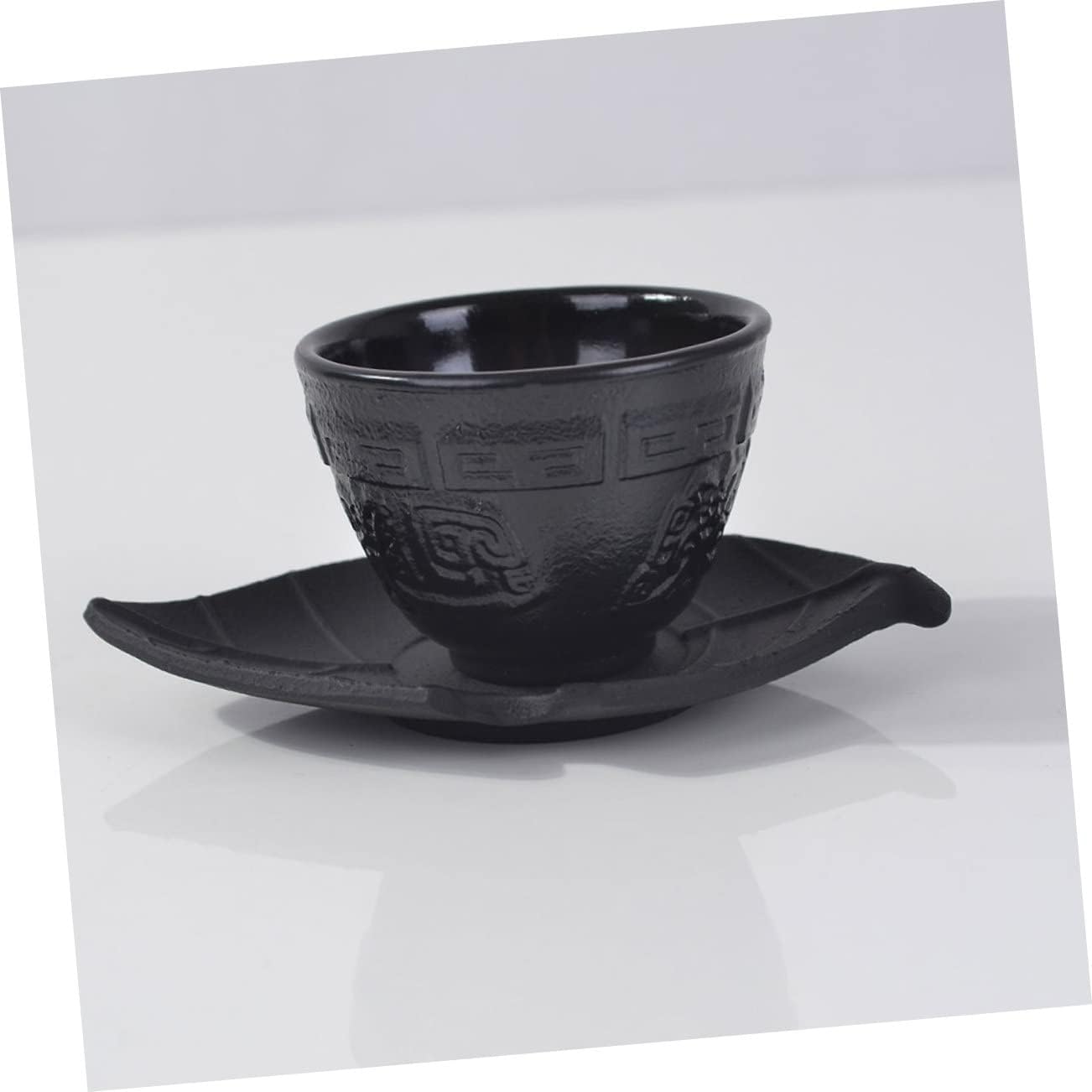 Cast Iron Tea Cup Black Iron Cup Classic Retro for Tea Ceremony