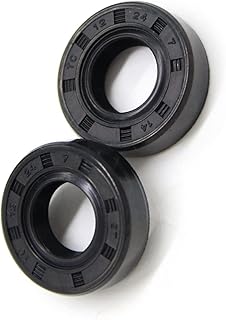 Seal Washer 2pcs NBR Shaft Oil Seal TC-22 * 41 * 42 * 47 * 50 * 52 * 56 * 4/5/6/7/8/9/10/12 Oil Seal Ring, Nitrile Covered Double Lip with Garter Spring Gasket Lip (Size : 22x52x10mm 2pcs)