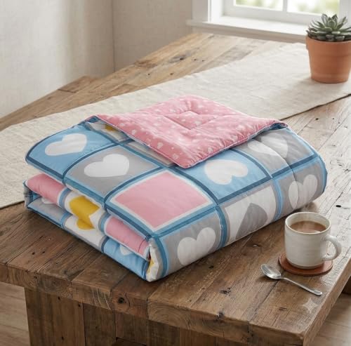 Image of Reversible Summer Blanket, AC Comforter AC Blanket for Summer | AC Comforter Double Cooling Quilt Dohar Bed
