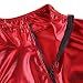 YOOJIA Body Cuero Mujer Mono Metálico Brillante Catsuit Push Up Maillot de...