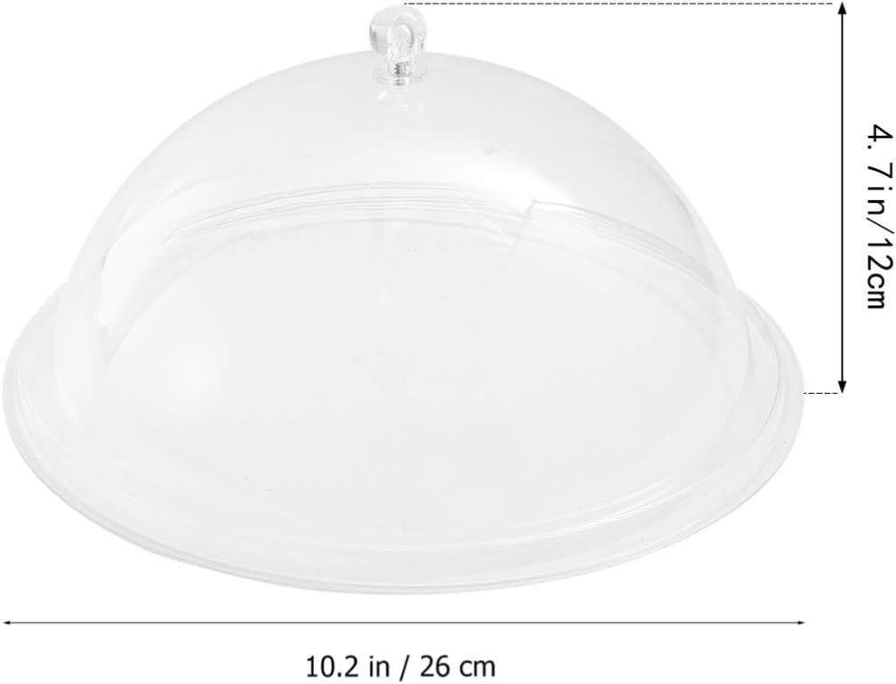1pc Acrylic Round Food Cover Food Tent for Insulation for Home Restaurant Outdoor Use for Bread Desserts Cookouts Versatile Style