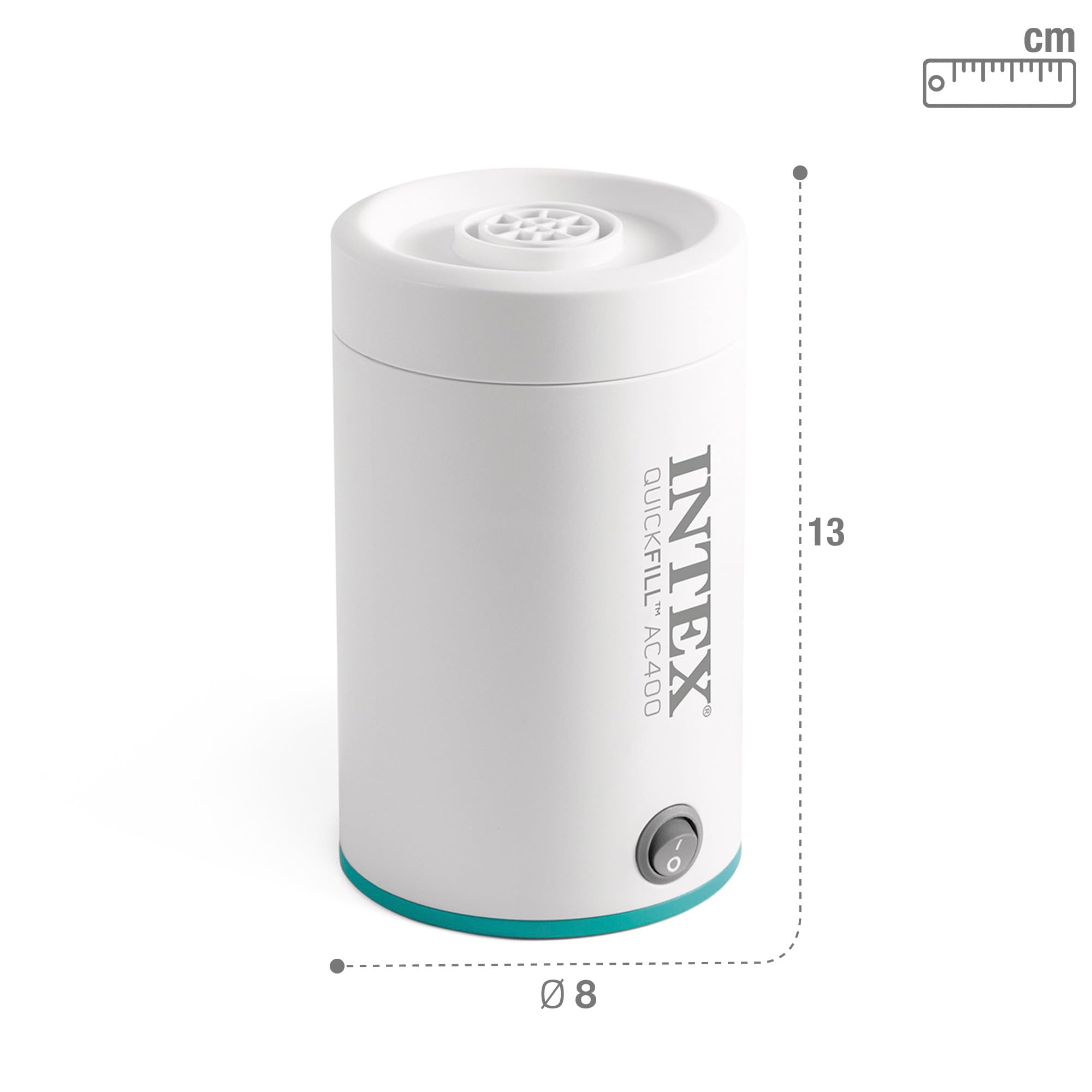 Intex 66646 QuickFill AC400 pompa elektryczna do pompowania i opróżniania, tworzywa sztucznego, biała