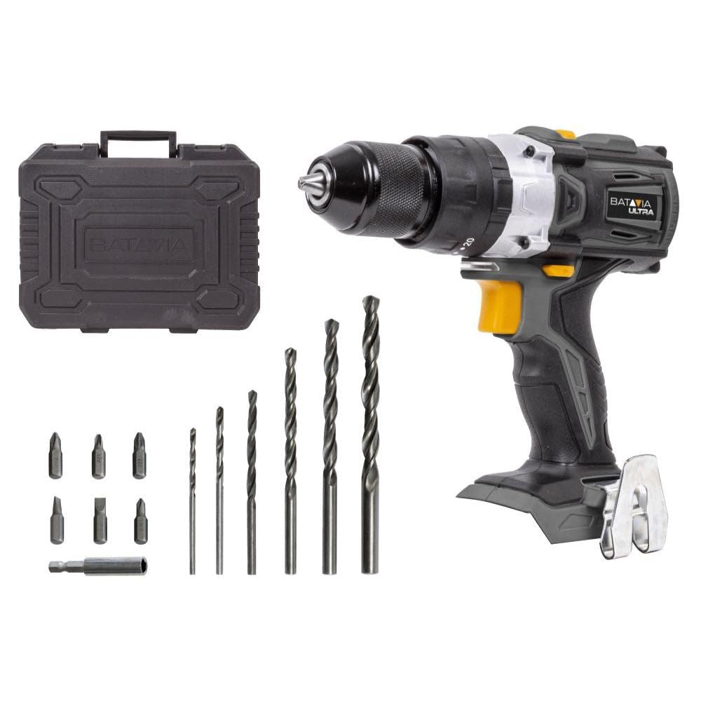 Batavia Maxxpack 18V Cordless Brushless Combi Drill 60 Nm (Without Battery and Charger) - 18V Maxxpack Collection Ultra for DIY Professionals and Home use
