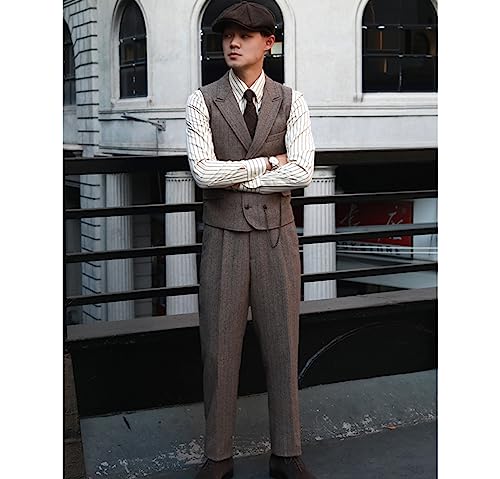 Casual Men's 2 Piece Suits Wedding Suits Slim Fit Groomsmen Tuxedos Prom Vest+Pant2