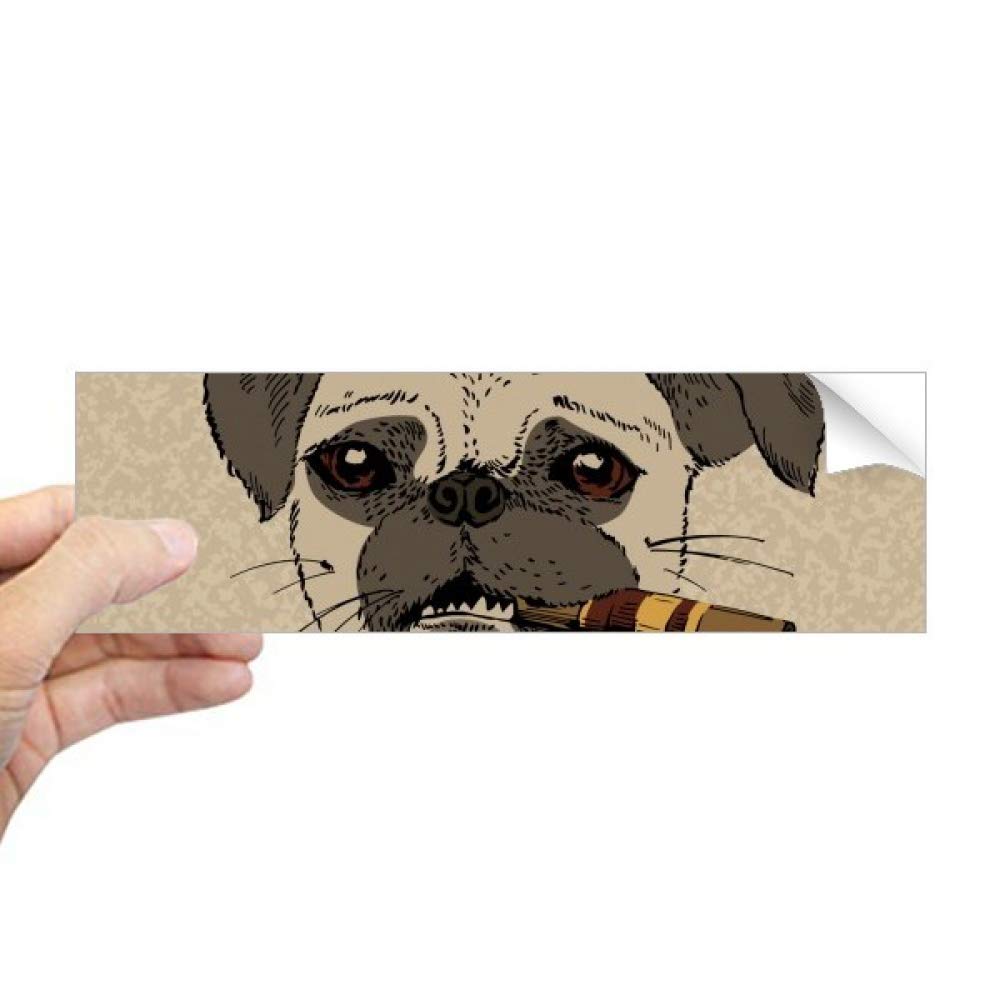 Autocollant rectangulaire pour fenêtre chien design sticker vitrage intérieur