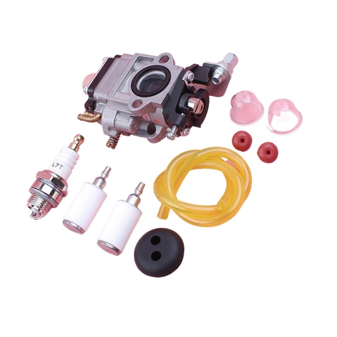 Kit de verificación de Bombilla de imprimación de línea de Filtro de Combustible de carburador Apto for Piezas de Herramientas de jardín de Motor de 43cc 49cc 4300 4900