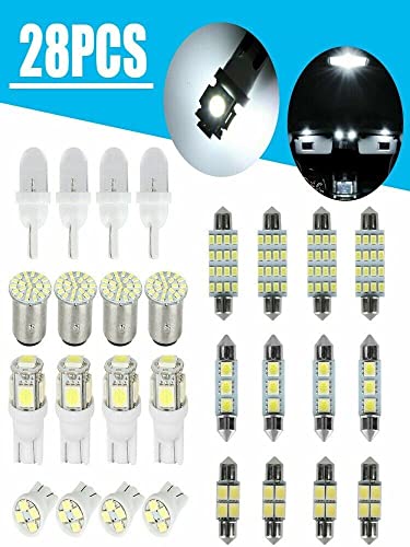 28 piezas luces LED interiores para auto miniatura 3