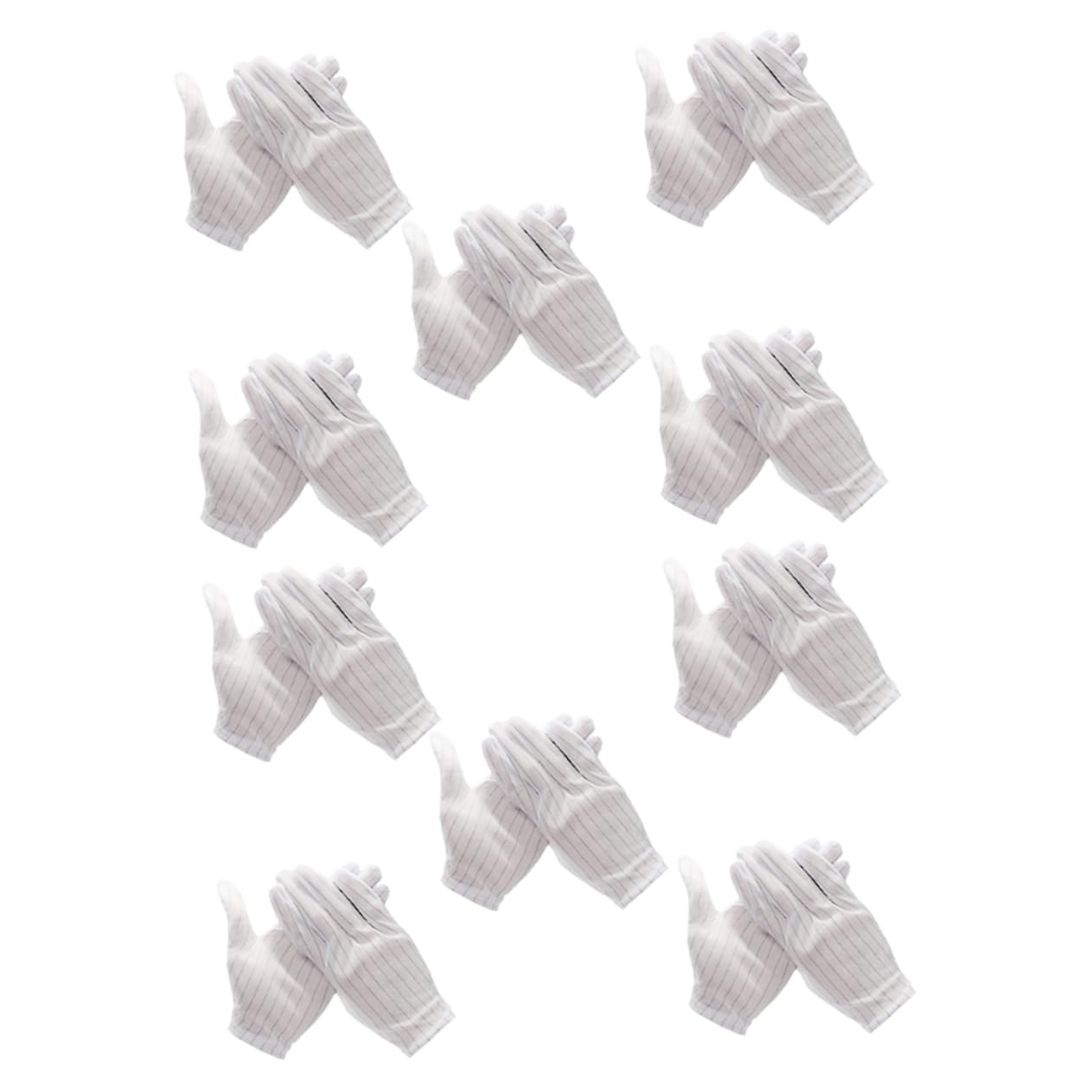 5 Pares De Guantes Mecánicos Para Trabajos Estáticos Para Reparación De Electrónica 10 Pares