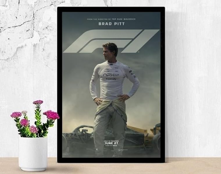 Amazon.co.jp: 映画ポスター エフワン F1 ブラッドピッド 11×17インチ
