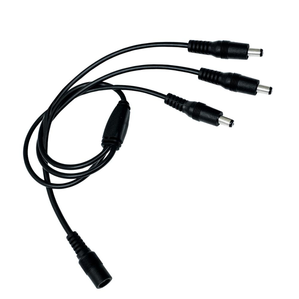 JESCO Lighting DL-PS-3Y 3-Way Split Power Feed (Connects multiple home runs to a single power supply, May be used with other spliters.) Feed: 11-1/4"L/Connector Runs: 12-1/4"L.