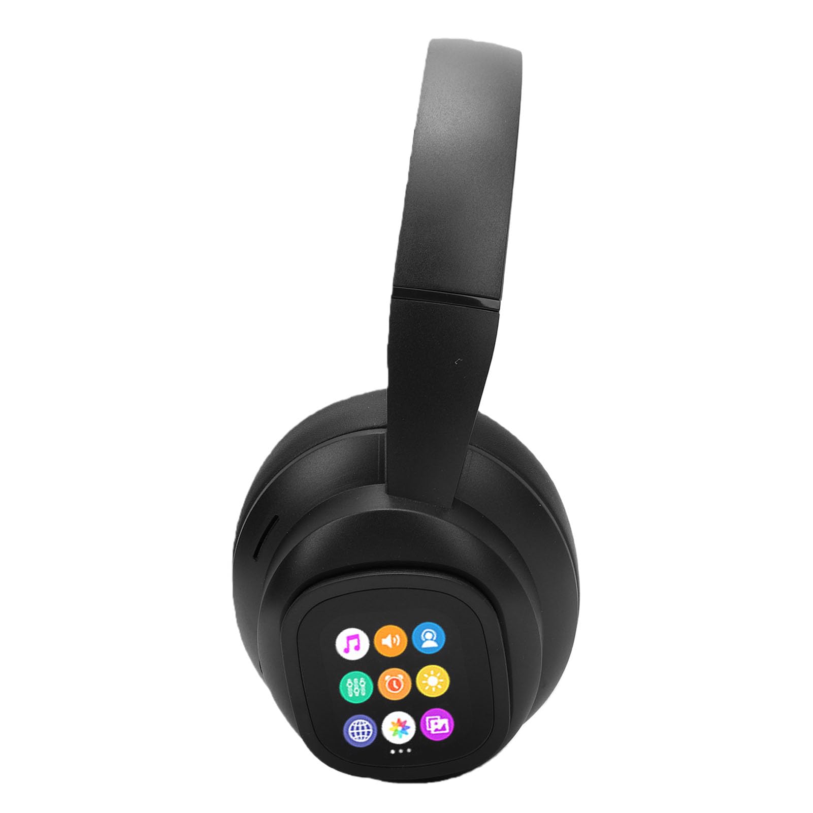 Cuffie Ibride per Traduzione AI ANC con Schermo Rimovibile per Comunicazioni Multilingue Cuffie Bluetooth 6.0 con Cancellazione del Rumore per Viaggiatori e Uso in Ufficio
