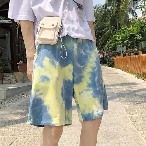 Shorts para hombre con cordón y diseño tie dye miniatura 2