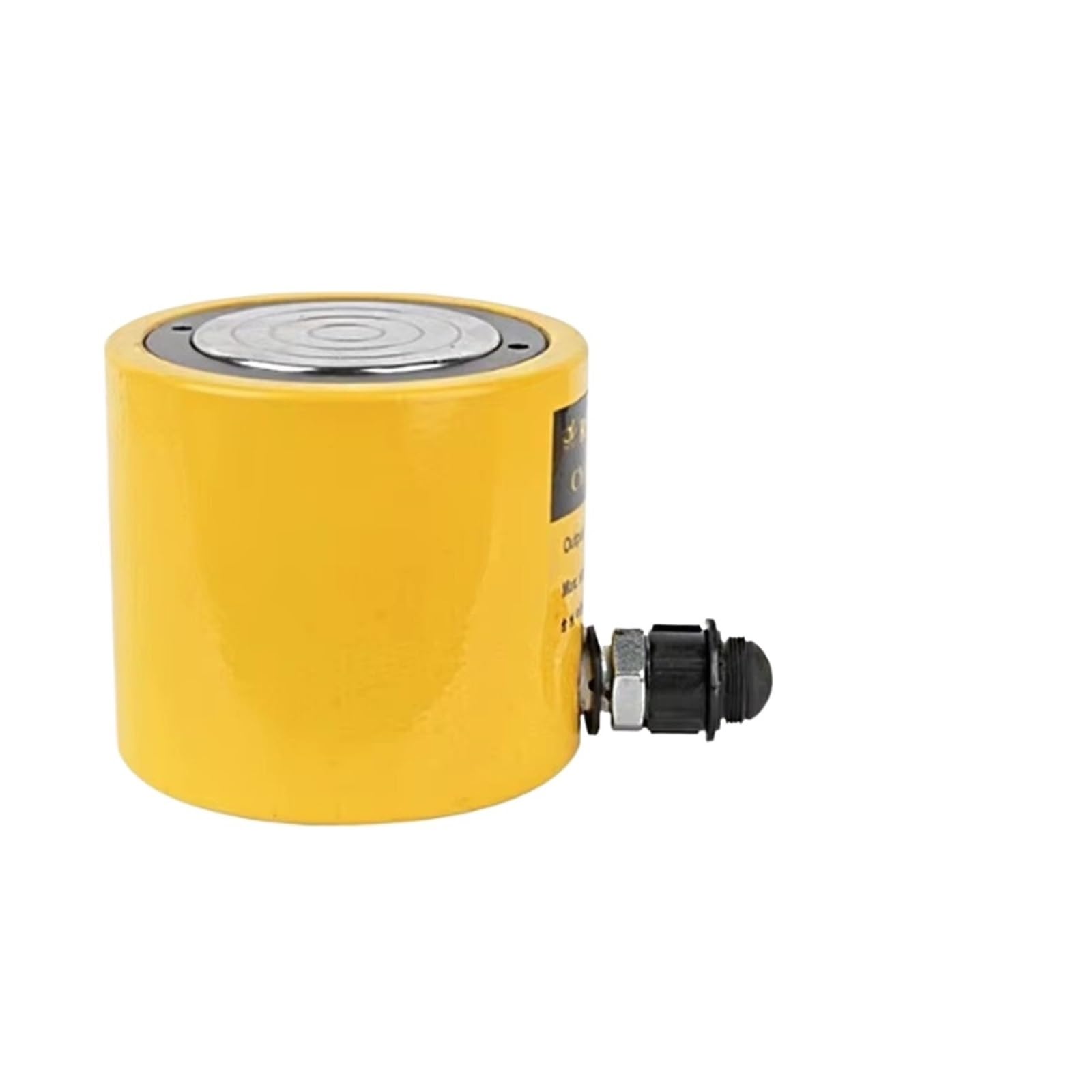 DUOCAI Hydraulic Ram Jack Multi-Section Stroke 10T 30T 50T Hollow Plunger Hydraulic Cylinder Jack Single Acting Ram Cylinder Heavy(D)