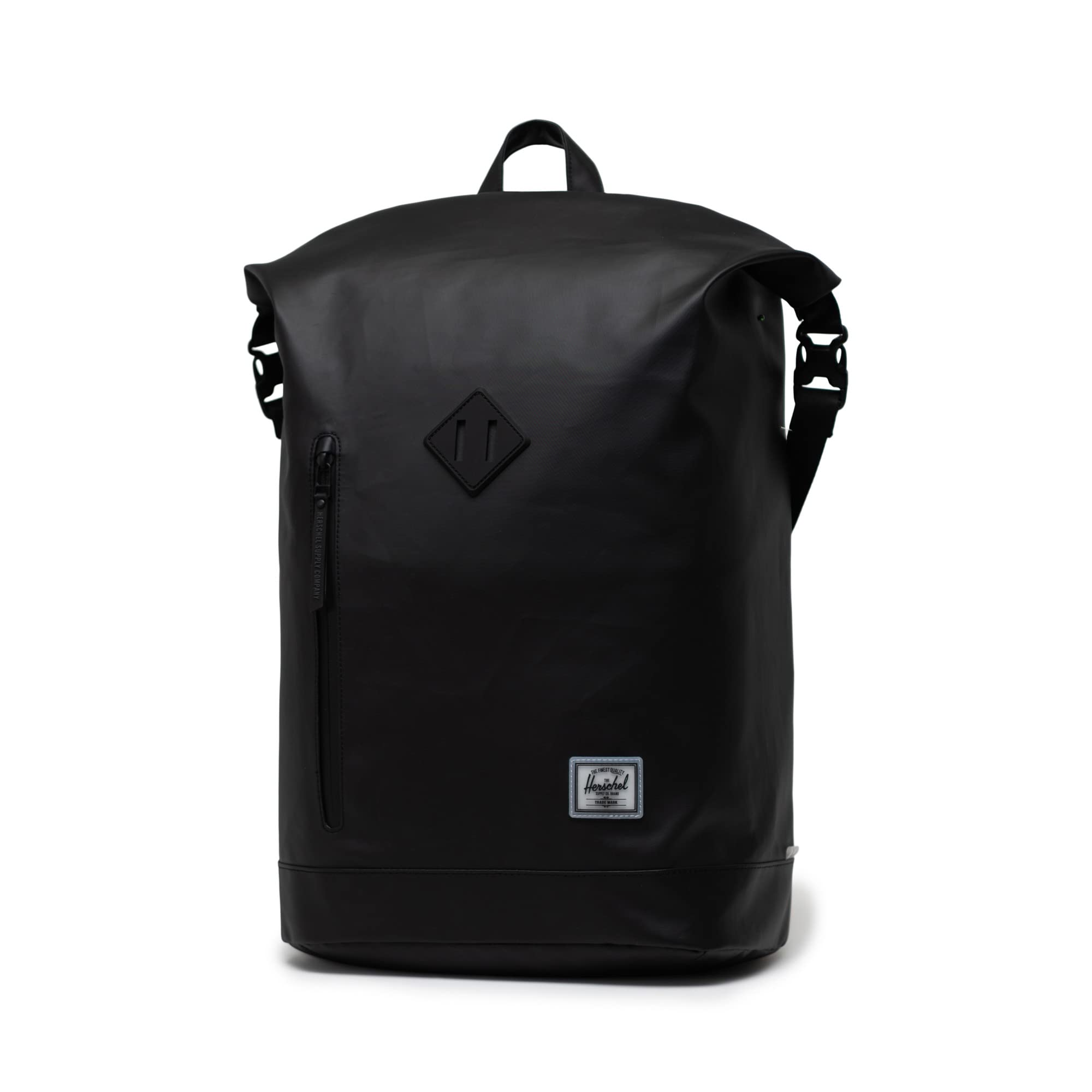 Herschel Roll Top Backpack 11194-00001, Womens,Mens Backpack, black, One size EU