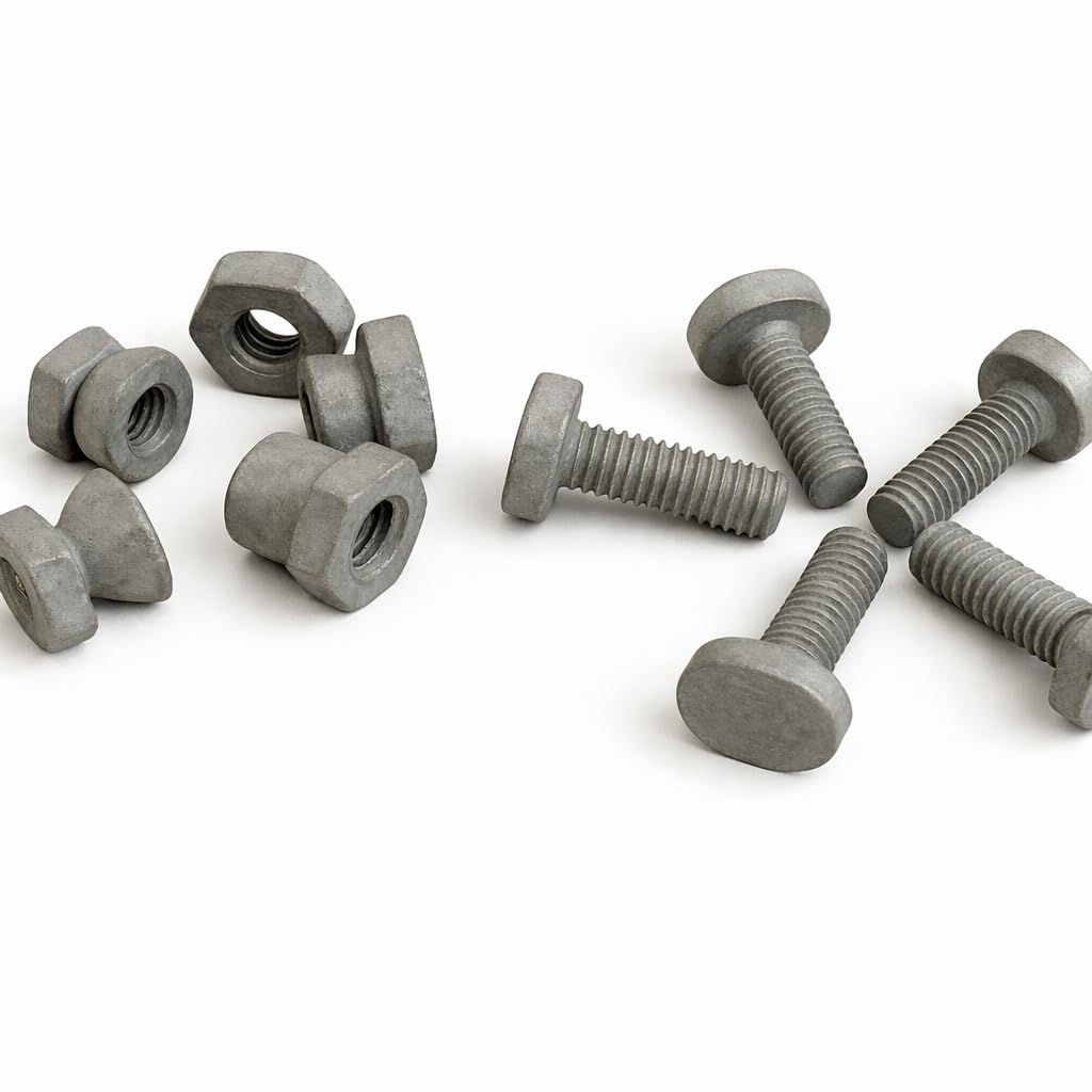 Palisade Pale Fixings - M8x25 Pale Bolt w/Snap Off Nut (12)