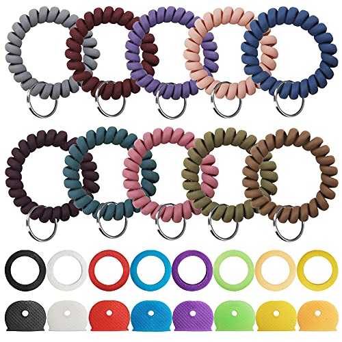 DanziX Lot de 20 mousquetons, mousqueton rond en alliage de zinc, crochet à ressort pour sac, ornement, porte-clés et autres accessoires de bricolage (1 pouce, 1,5 pouce) Cover