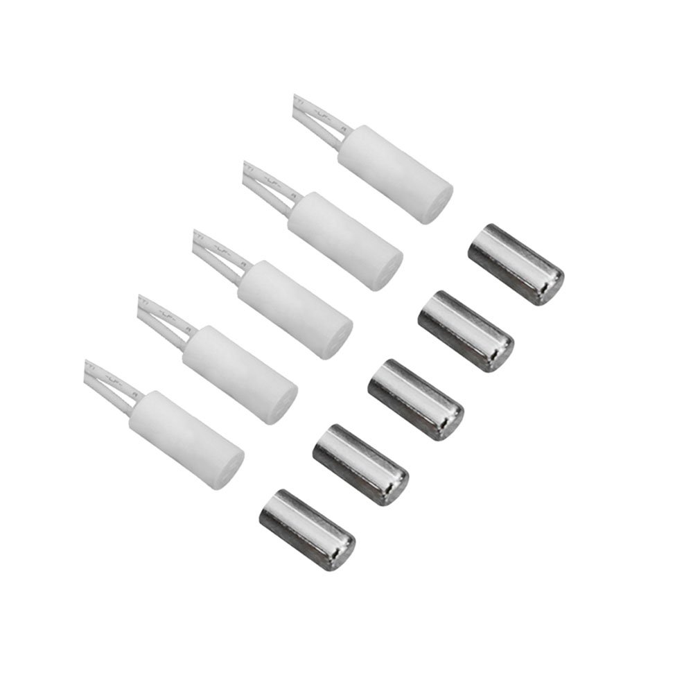5 Sets of Magnetic Contact Reed Switches Security Alarm Contacts for Doors Windows