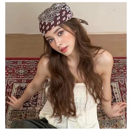 Men's Women’s Geometric Print Scarf, Western Cowboy Style, Versatile Headwear and NeckwearSquare Scarf2