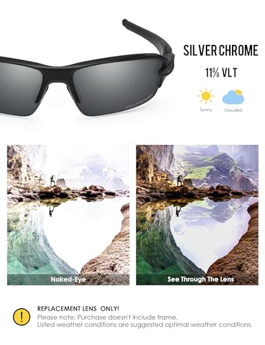Image of BLAZERBUCK Replacement Lenses & Sock Kit for Oakley Flak 2.0 OO9295 Sunglasses