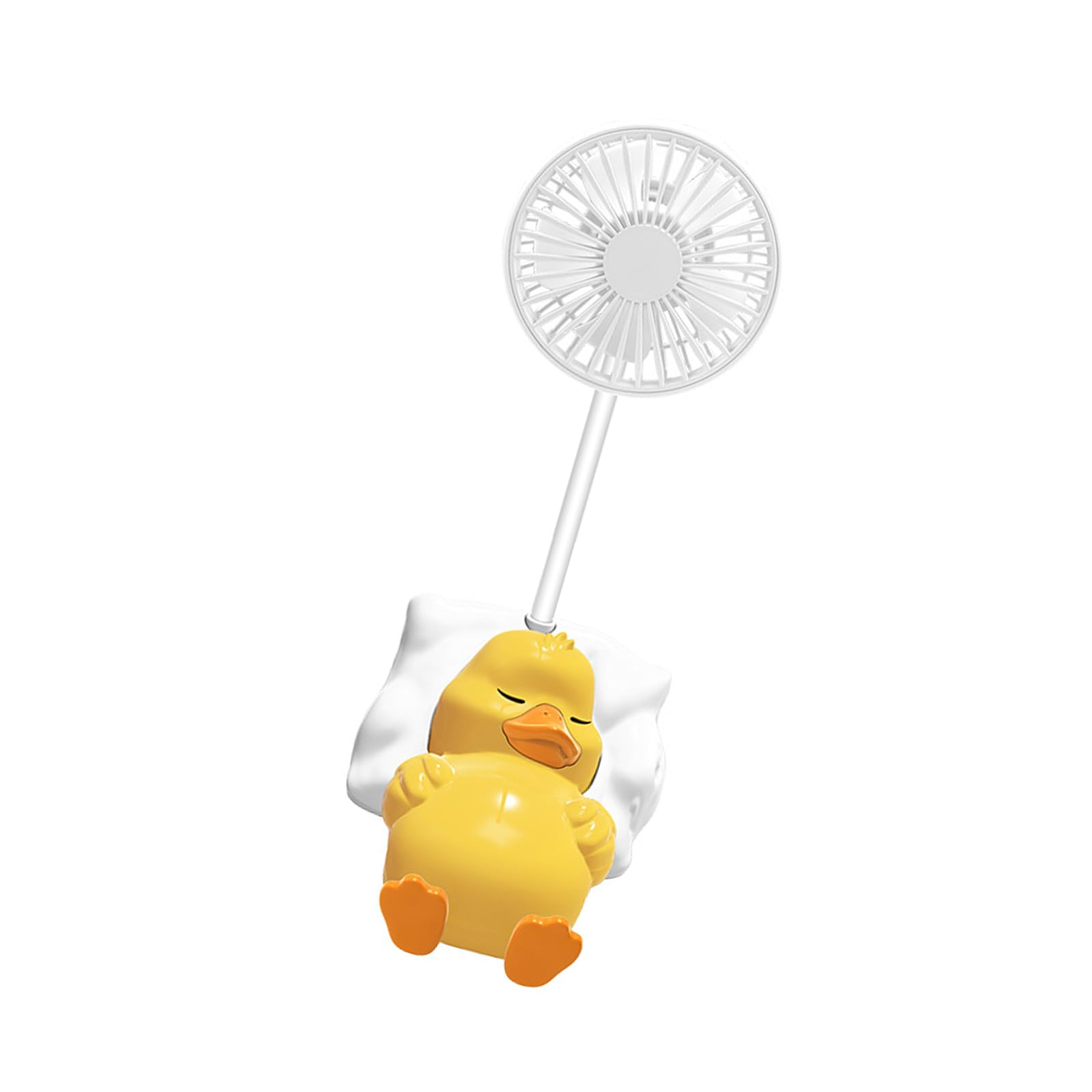 Hsyzygian Yellow Usb Lovely Ducks Small Desk Fan 3-Speed Portable Rotatable For Home Decor Usb Desktop Fan