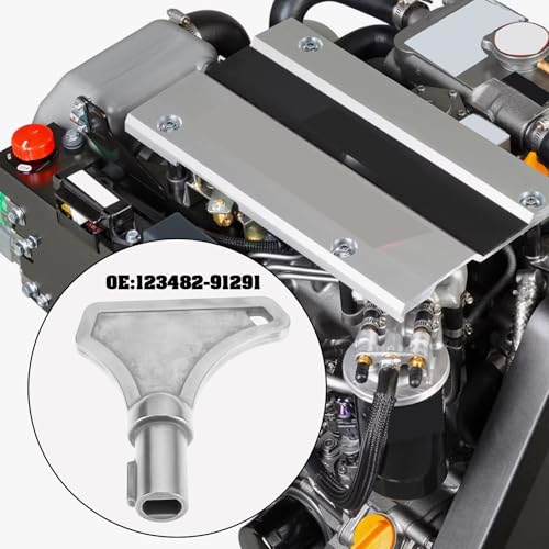 OTOTEC Zündschlüssel 123482-91291, kompatibel mit Yanmar Marine 6LP 4JH 6LY 3JH 3YM 2YM, 2 Stück