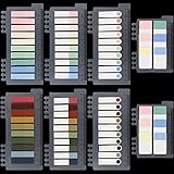 1320 Pieces Sticky Index Tabs, Page Markers Sticky Notes Writable File Tabs Flags for Pages, Book...