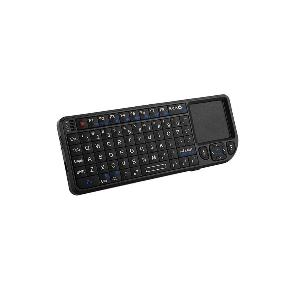 FAVI FE01 2.4GHz Wireless USB Mini Keyboard with Mouse Touchpad, Laser Pointer - USA Version (Warranty) - Black (FE01-BL) - 4