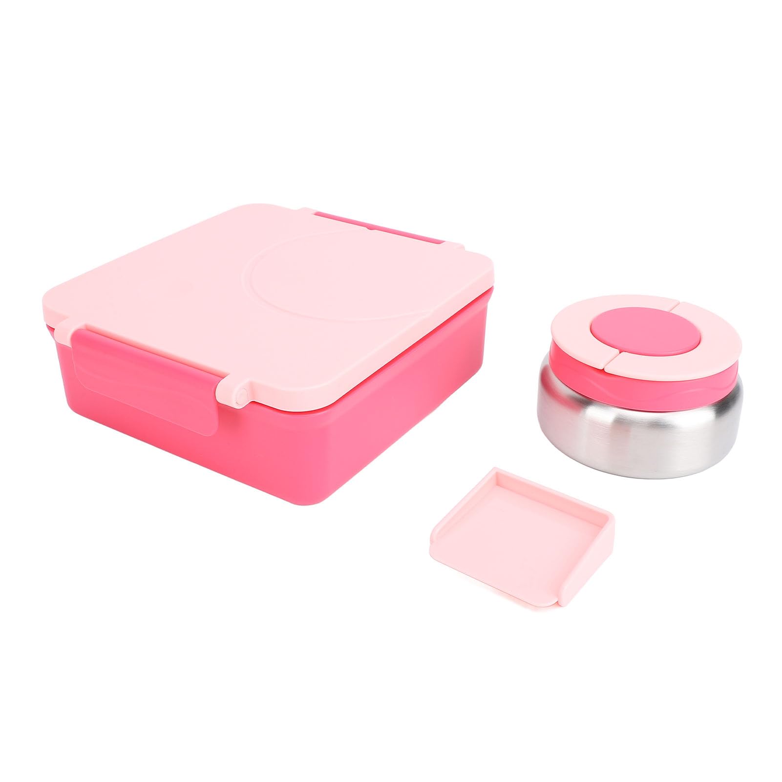 Wielokomorowy Pojemnik na Lunch, Stal Nierdzewna (PINK)