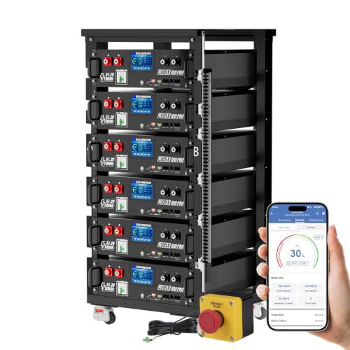 Image of ECO-WORTHY Cubix100 Pro 48V 600Ah Server Rack LiFePO4 Lithium Battery