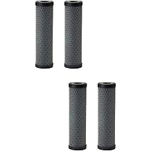 4 Pack Whole House CTO Carbon Water Filter Compatible with WFPFC8002, WFPFC9001, FXWTC, SCWH-5, WHCF-WHWC Models   Remove Bad Taste & Odor   1 Micron