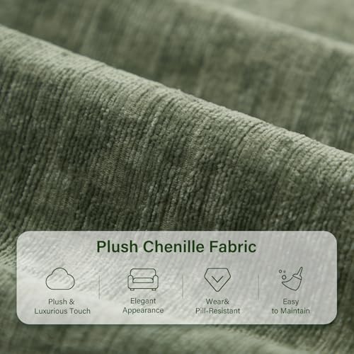 Sillón Moderno Chenille Plegable Verde miniatura 6