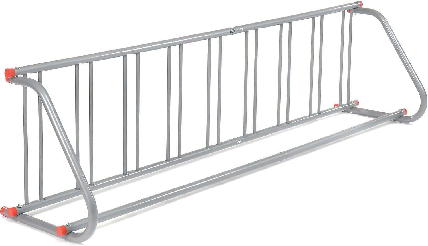 Powder Coated Steel Single-Sided 9-Bike Outdoor Rack