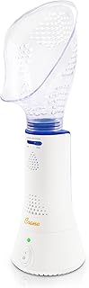 Crane Corded Personal Steam Inhaler - for Sinus, Congestion, Cough, & Cold Relief, Vapor Pad Compatible, White, 30 ml