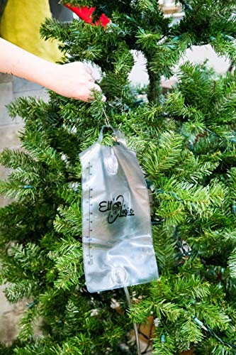 Elf Logic - Automated Christmas Tree Waterer - 2019 New Model & Valve - Senses Water Level & Funnel Water to Tree Automatically (1 Inch Valve, Clear) - Thumbnail 2