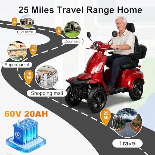 1000W Heavy Duty Mobility Scooter