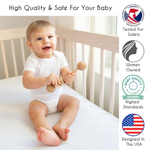 Image of Sweet Jojo Designs 3-Piece Baby Crib Bedding Set (Tan Gingham Plaid) for Boys /Girls, Infants /Nursery incl. Blanket, Fitted Sheet and Skirt (Checkered, Classic Tartan, Rustic Farmhouse, Modern Neutral)