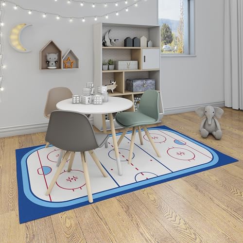 Tapete Área 2'x3' Hockey Hielo Antideslizante Suave miniatura 4