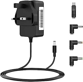 5V 3A AC Power Adapter, Universal DC Supply (Compatible with 2.5A / 2A / 1A) with 4 Selectable Tips for Kindle Fire Tablet, USB-HUB, Nextbook, Bluetooth Speaker, and Most 5V Devices