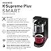 Keurig K-Supreme Plus SMART Coffee Maker, 78 Oz Removable Reservoir, Black Stainless Steel & 3-Month Brewer Maintenance Kit,Compatible Classic/1.0 & 2.0 K-Cup Coffee Makers, 7 Count