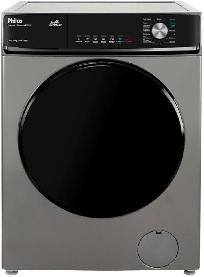 Lava e Seca Philco PLS11C Inverter 11kg 16 Programas 220V