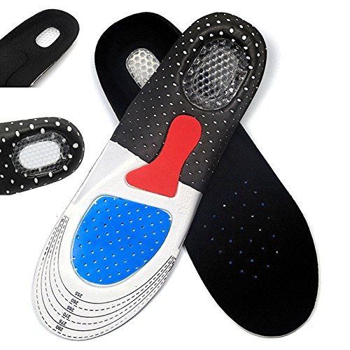 PedimendTM, solette sportive in gel per assorbire gli urti e ammortizzare, adatte a piedi e talloni in varie attività sportive, solette comode in gel per passeggiate, jogging, corsa ed escursionismo