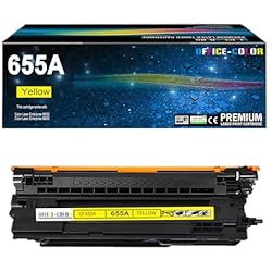 استبدال خرطوشة الحبر الأصفر 655A لـ HP 655A CF452A لسلسلة HP Color Laser Enterprise M652 وM653 وM681 وM682