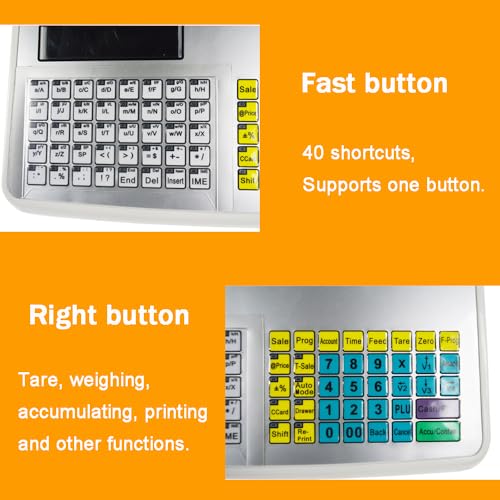 Báscula Comercial Digital INTBUYING 66LB Pantalla LCD miniatura 3