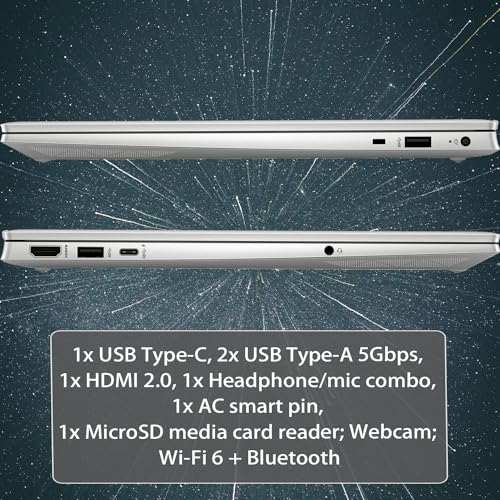 Image of HP Touchscreen Laptop Computer with Intel i3-N305 (8C /8T, Up to 3.80 GHz), Lifetime Office 365, 16GB RAM, 240GB SSD, 15.6 inch FHD, WiFi 6, Numeric Keypad, Sky Blue, Windows 11 Home, Type C RJ45 Cable