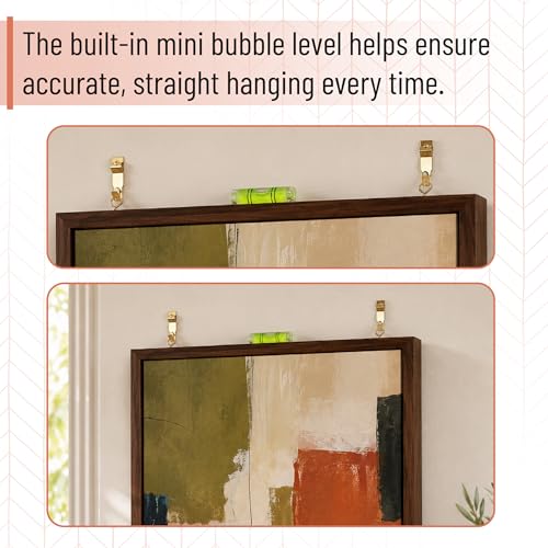 Image of Mr. Pen- Picture Hanging Kit, 310 pcs, Gold, Assorted Hooks (Pack of 2)