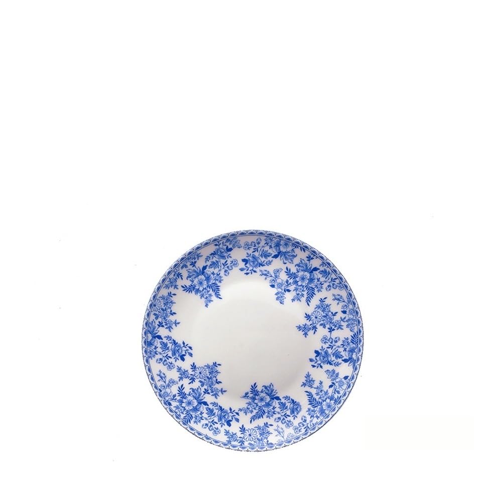 Talerze do makaronu, gliniane talerze deserowe zastawa stołowa chińska orchidea porcelana kostna zestaw vintage złamany kwiat niebieski cymbidium ceramiczna zastawa stołowa czteroczęściowa miska,